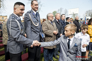 Uroczystości posadzenia Dębu Pamięci Aspiranta Aleksandra Rozbickiego