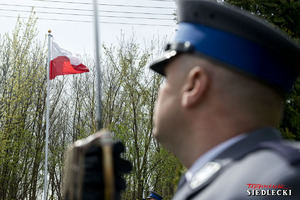 Uroczystości posadzenia Dębu Pamięci Aspiranta Aleksandra Rozbickiego