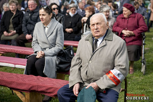 Uroczystości posadzenia Dębu Pamięci Aspiranta Aleksandra Rozbickiego