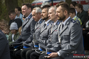 Uroczystości posadzenia Dębu Pamięci Aspiranta Aleksandra Rozbickiego