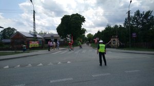 Zabezpieczaliśmy wyścig kolarski