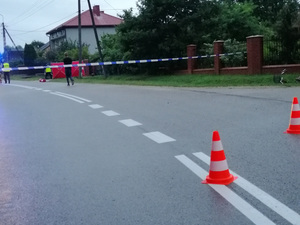 Tragiczny wypadek z udziałem motocyklisty