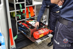 Specjalistyczny sprzęt dla policjantów ruchu drogowego