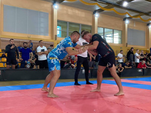 Policjanci podczas zawodów No Gi Grappler Cup