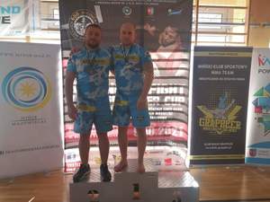 Policjanci podczas zawodów No Gi Grappler Cup
